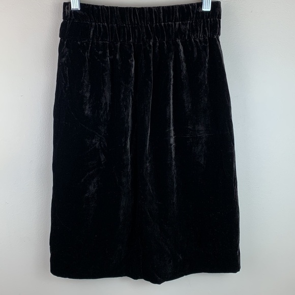 J. Crew A-line Mini Skirt In Stretch Velvet NWT - Picture 5 of 7
